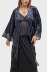Killstar Half Vamp Kimono In Black grey