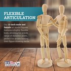 12  Wood Art And Drawing Male   Female Manikin