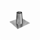 Selkirk 105815 Vent Flashing 5  Galvanized Steel 28ga Flat Pitch Tall Cone