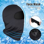 6pcs Men Balaclava Black Face Mask Lightweight Motorcycle Warmer Ski Neck Gaiter
