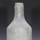 Antique Aqua Bottle Glass Scotts Emulsion Cod Liver Oil Lime Soda 12 Oz No Chips