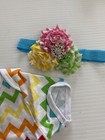 Newborn Kids Baby Girl Outfits Clothes Romper Bodysuit  Set -size 6-12mo  2pc 