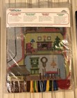 Vintage 1980 Sunset Needlepoint Kit  Christmas Dollhouse Christmas Stocking Kit