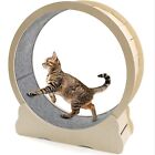 Large 46   Wooden Cat Exercise Wheel Cat Treadmill Cat Running Wheel Silent Toy