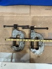 2 Chicago Boiler Company 6203  Red Head 1-1 2    Thick Heavy Duty Clamps Nice Used