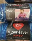 Red Heart Super Saver Yarn Macaw 3944 Blue Acrylic 5 Oz Skeins Lot Of 8 New