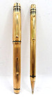 Eversharp Vintage Coronet Gold Fountain Pen And Pencil Set-restored-stub Nib