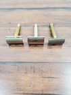 Antique Safety Razor 1920 Gillette Old Type Double Ring Short Comb Gold Tone Lot