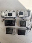 Lot Of 6 Sony Digital Cameras - Broken untested as-is For Parts Or Repair