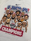 Usa Men s Basketball Nike 2024 Summer Olympic Gold Medal Team Caricature T-shirt