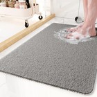 Non Slip Shower Bath Mat 24x16in  Quick Dry Pvc Loofah Mat For Tub   Bathroom