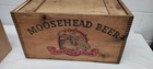 Vintage Moosehead Beer Canadian Lager Wooden Beer Crate Inner Box   4- 6 Packs
