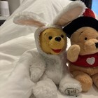 Rare New With Tags Winnie The Pooh Bean Bag Plush Lot Of 3 From The Disney Store