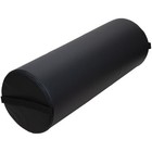 Jumbo Round Massage Table Bolster Pillow 9 X 26 Inch Foam Vinyl Black With