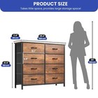 8 Drawers Wood Dresser Tower Organizer Chest Cabinet Nightside Furniture Bedroom