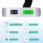 New Luggage Scale 110lb 50kg Portable Travel Lcd Digital Hanging Weight No Batte