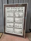 Large Framed Mr  Scruff s History Of Rave Poster  frame Not Inc 