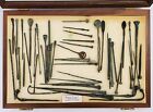 100 A d  Antique Roman Ancient Surgical Tools Medical Collection W Display Case 