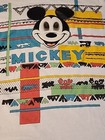 Vintage 80   s Single Stitch Mickey White T Shirt Size Large Rare Vtg American Tag