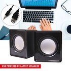 Mini Usb Power Wired Computer Speakers Stereo 3 5mm Jack For Desktop Pc Laptop