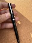 Antique Vintage Osmiroid 75 Black Fountain Pen   Italic Oblique England Gold Nib