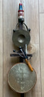 Antique Vintage  One Man Band W  Painted Wooden Clown On Top