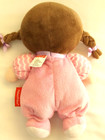 8  Fisher Price My First Doll Pink Brunette Stuffed Plush Baby Ladybug Rattles