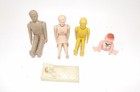 Vintage Renwal Doll Family Jointed Figurines Lot Of 5