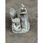 Mt St Helens Sculpture Figurine Os Grey Volcanic Ash Teepee Souvenir