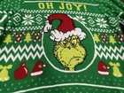 Dr seuss Grinch Ugly Christmas Sweater Oh Joy Green Holiday Knit Size Xl 46-48 