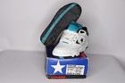 Nos Vtg 90s Converse Power Game Lea Ox Basketball Shoes White Teal Child 12 5c