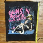 Vintage Guns N Roses Back Patch Metal Rock Band Punk Tour Merchandise Nos As Is