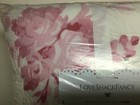 Pottery Barn Teen Love Shack Fancy Garden Damask  Smocked  Quilt F q Pink  New
