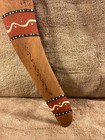 Australian Boomerang Hand Painted By Aboriginal Artist Vintage 