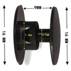 6 Sets Replacement Rivets Button Strap Compatible For Clog Shoe Black 