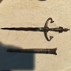 Athame Dagger   Scabbard Egyptian Pharaoh 14  Ritual Dagger Kris Stainless Steel