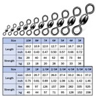 50 100 200pc Heavy Crane Barrel Fishing Swivels Line Hook Connector Tackle