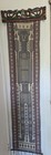 Sumba Pahikung Ikat Hand Woven Traditional Wall Tapestry Carved Painted Wood Top