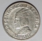 Honduras 1951 Silver  900 20 Centavos    c777