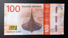 Norway 100 Kroner 2016 - P-54a Norges Bank - 100 Nok Banknote Norwegian Currency