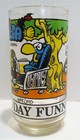 Broom Hilda 1976 The Sunday Funnies Comic Strip Promo Drinking Glass Tumbler