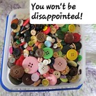 Buttons Four Pounds  About 4 000 Antique Vintage And Current Great For Crafts