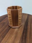Vintage Wooden Desk Hawaiian Tiki Pencil Holder