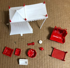 Marx Ben Hur Playset White Tent With Some Mixed Accessories 1 32 Scale   