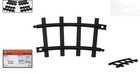 Creative 12-piece Black Plastic Train Track Set - Easy Assembly   Durability