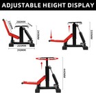Motorcycle Dirt Bike Stand 1000lbs Capacity Lift Table Lifting For Dirt Pit Bike