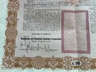 China 1898 Chinese Imperial Government 100 Sterling Gold Uncanc Bond Loan Hsbc
