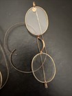 2 Antique Pair Of Wire-rimmed Glasses spectacles Victorian Late 19th-early 20th