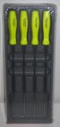  new   Snap-on Pick Set Asal204bhv Long Picks  hi-viz Yellow Hard Handles  New 