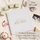 Baby Memory Book New Mom Gift - Your Story - Baby Record Book   Photo Album -   